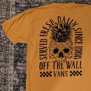 Womens Vans Mustard Yellow T-shirt